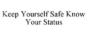 KEEP YOURSELF SAFE KNOW YOUR STATUS
