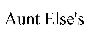 AUNT ELSE'S