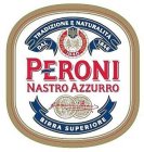 PERONI NASTRO AZZURRO TRADIZIONE E NATURALITA DAL 1846 BIRRA SUPERIORE