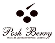 POSH BERRY, DESIGNER CLOTHES FOR STYLISH CHILDREN