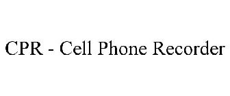 CPR - CELL PHONE RECORDER