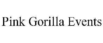 PINK GORILLA EVENTS