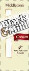 BLACK & MILD CREAM MIDDLETON'S PIPE-TOBACCO CIGARS
