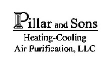 PILLAR AND SONS HEATING-COOLING AIR PURIFICATION, LLC