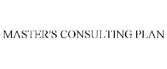 MASTER'S CONSULTING PLAN