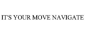 IT'S YOUR MOVE NAVIGATE
