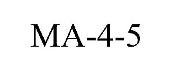 MA-4-5