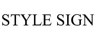 STYLE SIGN