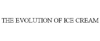 THE EVOLUTION OF ICE CREAM
