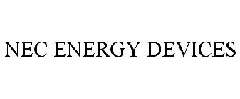 NEC ENERGY DEVICES