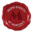 M PRIME EVENTS AT MORTON'S