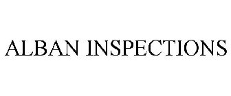 ALBAN INSPECTIONS