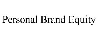 PERSONAL BRAND EQUITY