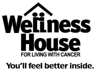 WELLNESS HOUSE FOR LIVING WITH CANCER YOU'LL FEEL BETTER INSIDE.