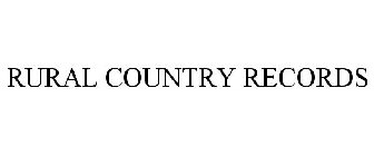 RURAL COUNTRY RECORDS