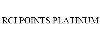 RCI POINTS PLATINUM