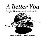 A BETTER YOU WEIGHT MANAGEMENT CENTERS, LLC  LOSE WEIGHT. FEEL BETTER.