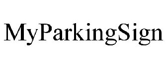 MYPARKINGSIGN