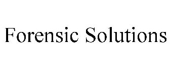 FORENSIC SOLUTIONS