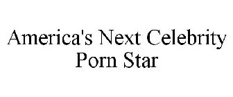 AMERICA'S NEXT CELEBRITY PORN STAR