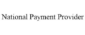 NATIONAL PAYMENT PROVIDER