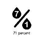 71% 71-PERCENT