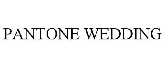 PANTONE WEDDING