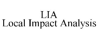 LIA LOCAL IMPACT ANALYSIS