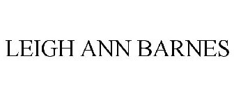 LEIGH ANN BARNES