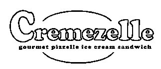 CREMEZELLE GOURMET PIZZELLE ICE CREAM SANDWICH