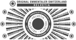 ORIGINAL EMMENTALER SWITZERLAND AOC HELVETIA