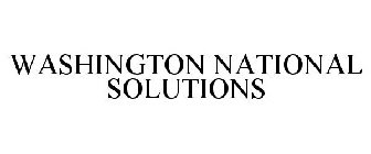 WASHINGTON NATIONAL SOLUTIONS