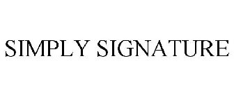 SIMPLY SIGNATURE