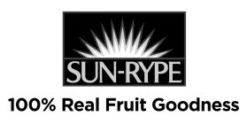 SUN-RYPE 100% REAL FRUIT GOODNESS