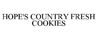 HOPE'S COUNTRY FRESH COOKIES