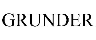 GRUNDER