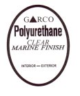 GARCO POLYURETHANE CLEAR MARINE FINISH INTERIOR-EXTERIOR