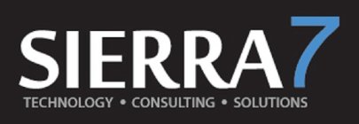 SIERRA 7 TECHNOLOGY CONSULTING SOLUTIONS