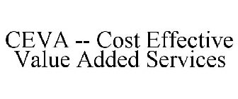 CEVA -- COST EFFECTIVE VALUE ADDED SERVICES