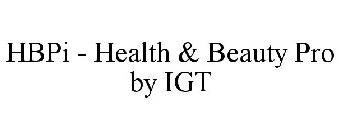 HBPI HEATH & BEAUTY PRO BY IGT