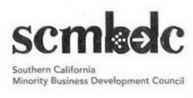 SCMBDC SOUTHERN CALIFORNIA MINORITY BUSINESS DEVELOPMENT COUNCIL