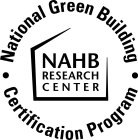 NAHB RESEARCH CENTER NATIONAL GREEN BUILDING CERTIFICATION PROGRAM