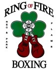 RING OF FIRE BOXING REC & PARK FLAME IAFF 789 SFRP SFFD SAN FRANCISCO FIRE FIGHTERS