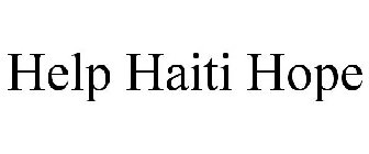 HELP HAITI HOPE