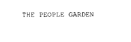 THE PEOPLE GARDEN