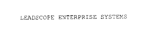 LEADSCOPE ENTERPRISE