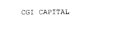 CGI CAPITAL