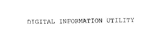 DIGITAL INFORMATION UTILITY