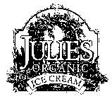 JULIE'S ORGANIC ICE CREAM