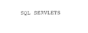 SQL SERVLETS